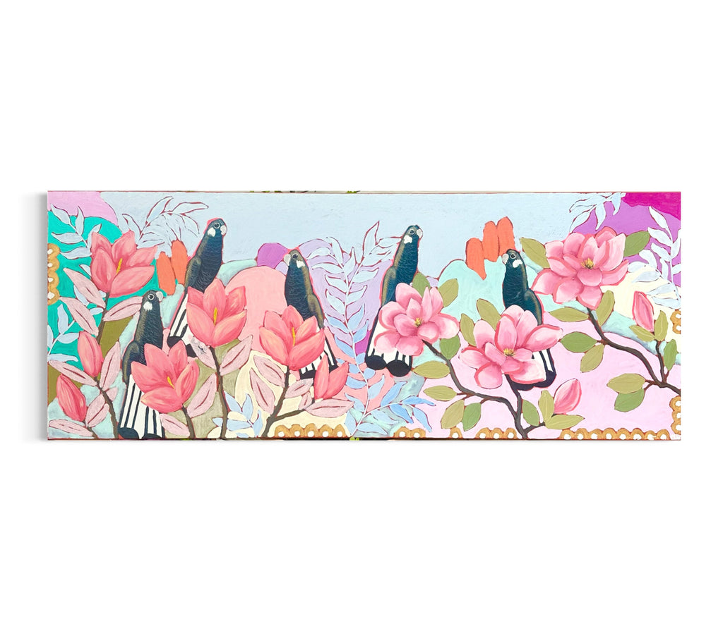 'Softly Spoken Petals with Magnolias and Kimberley Rose' by Hannah Goggs