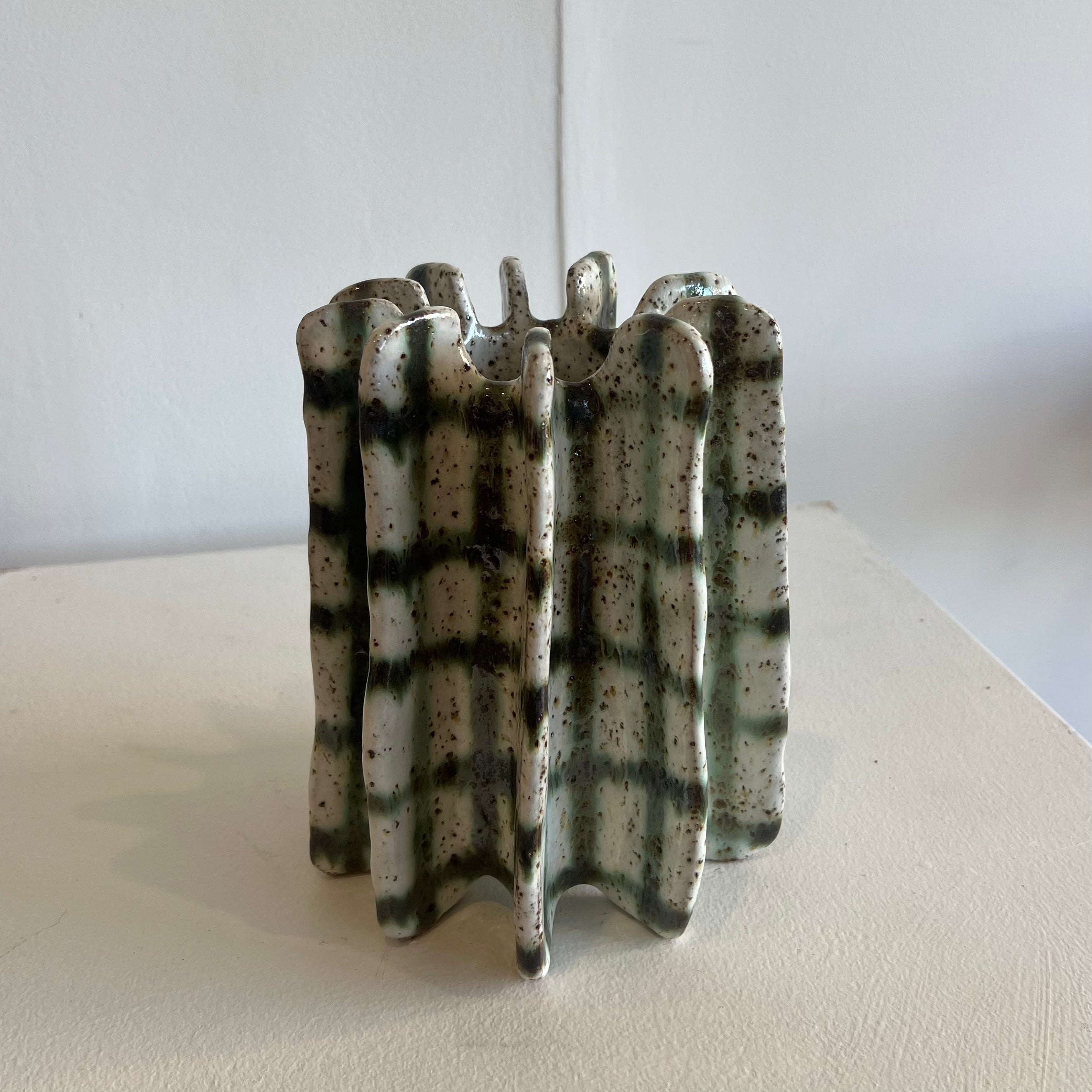 SOLD 'Striped Vase (Small)' by Julia Warren