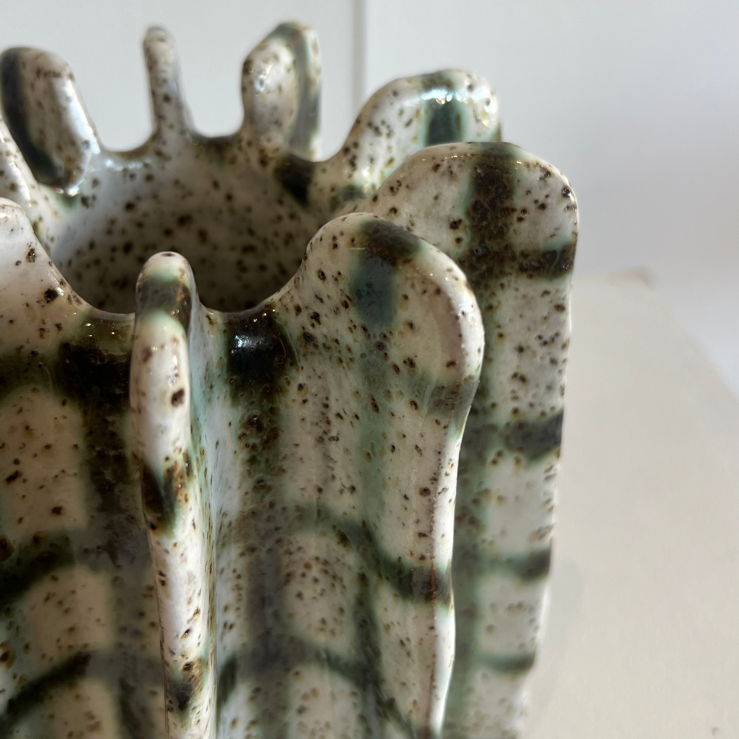 SOLD 'Striped Vase (Small)' by Julia Warren