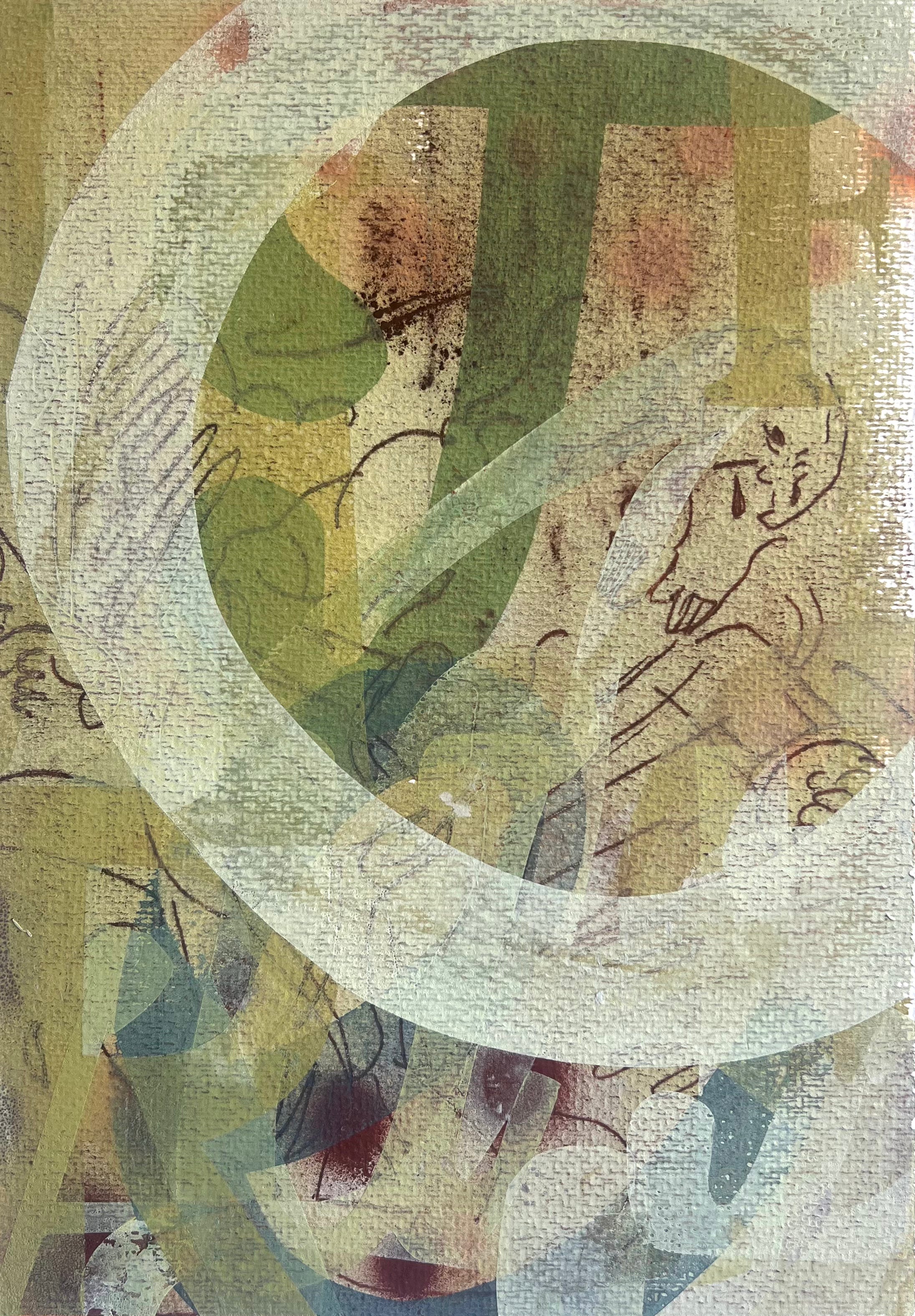 'Studies for St Jerome at Prayer (after Barroci)’ 1/1 by Isaac Huggins