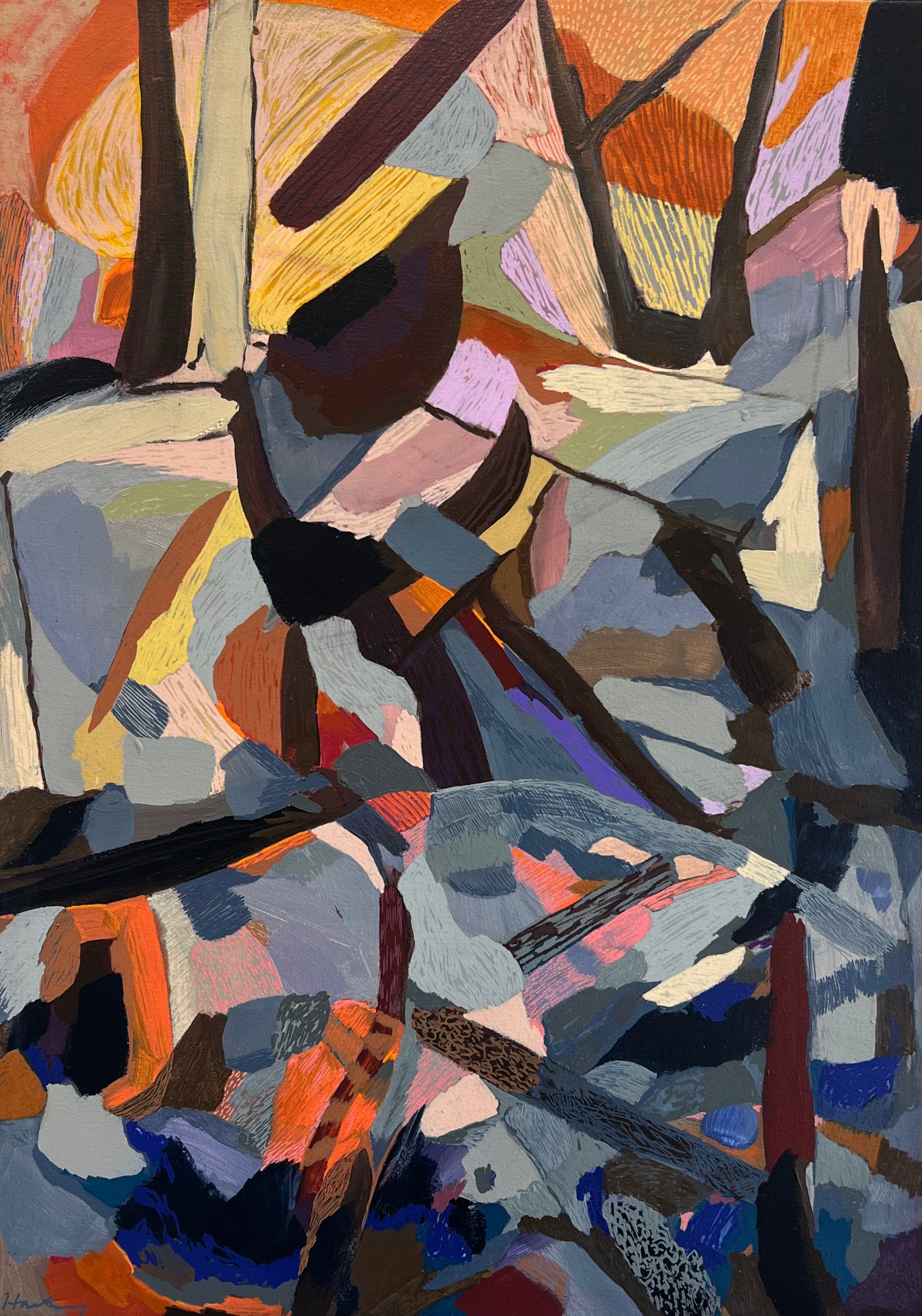 'Gold Landscape' by Genevieve Hartney