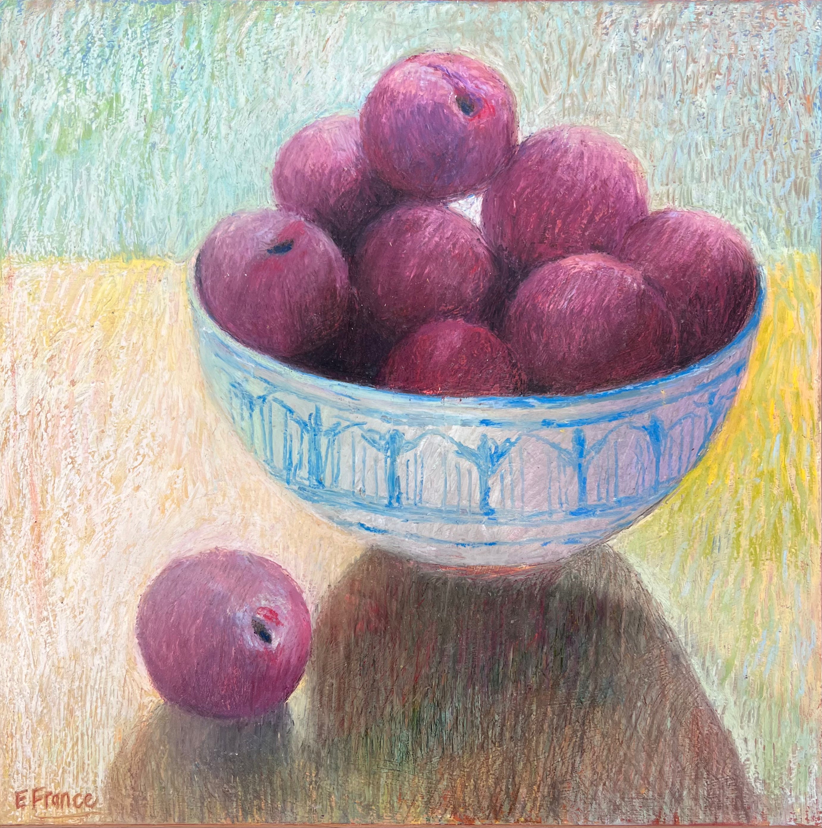 'Bowl of Plums’ by Elle France