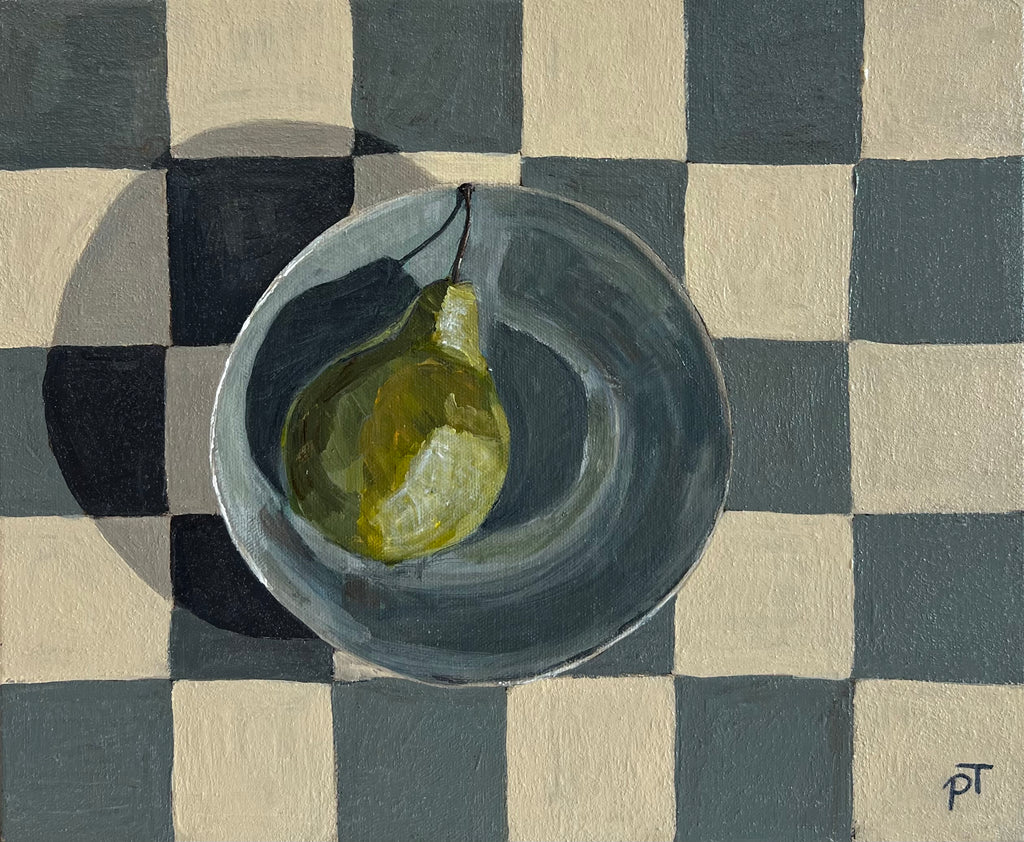 ‘Pear on grid’ by Parita Thakka