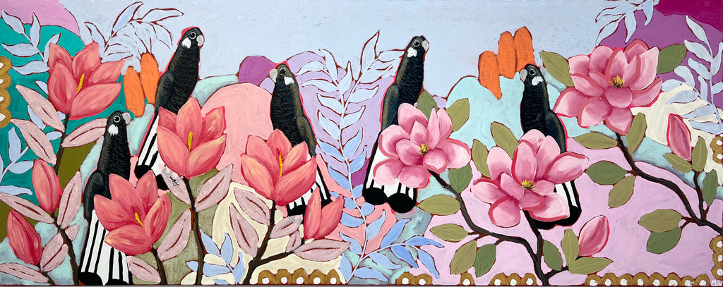 'Softly Spoken Petals with Magnolias and Kimberley Rose' by Hannah Goggs