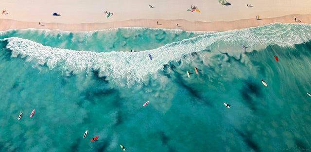 'Waiting out the Back (Leighton Beach)' by Genevieve Montgomerie