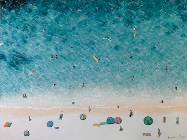 'A Sea of Colour (Cottesloe Beach)' by Genevieve Montgomerie
