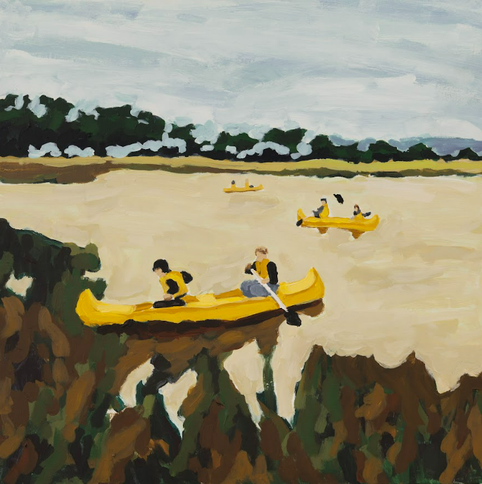 'Kids Canoeing' by Jasmine Raisbeck