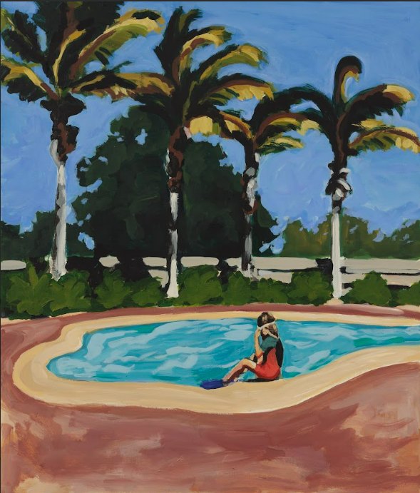 'Girl by the pool' by Jasmine Raisbeck