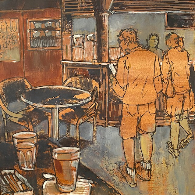 'Coffee Queue’ by Myra Staffa