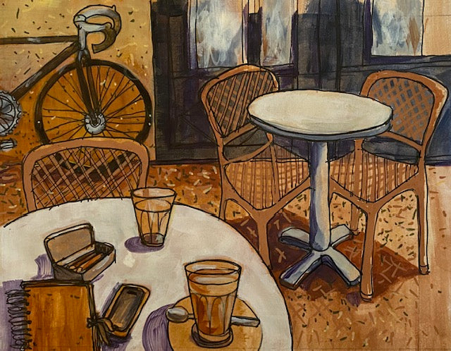 'Morning Cafe Drawings’ by Myra Staffa