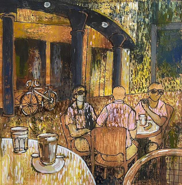 'Post Peloton Catchup’ by Myra Staffa