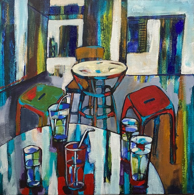 'Idea Cafe Skopelos #1’ by Myra Staffa