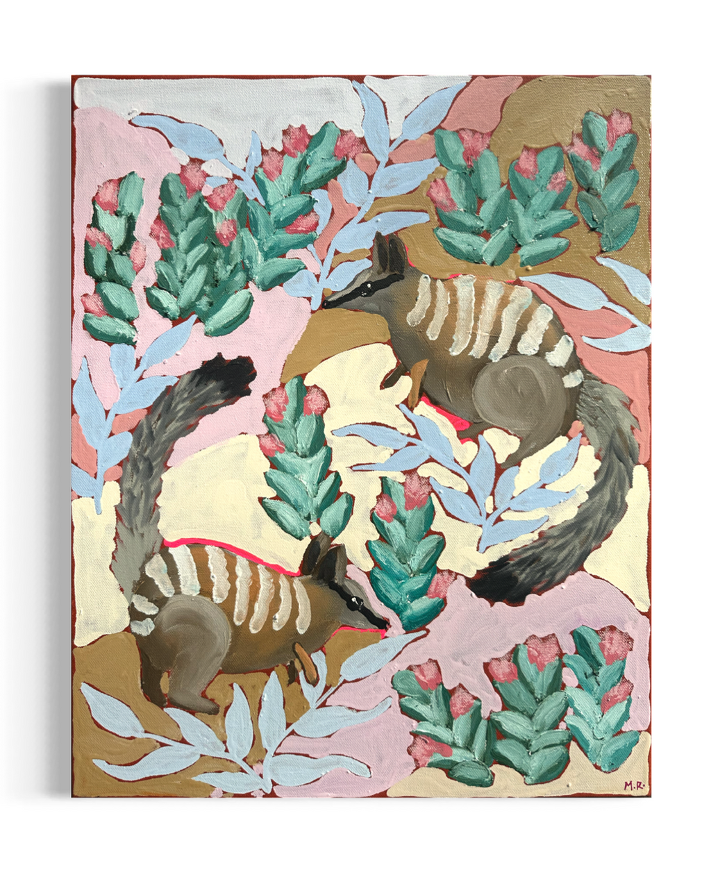 'Numbats with Native Foxglove' by Hannah Goggs