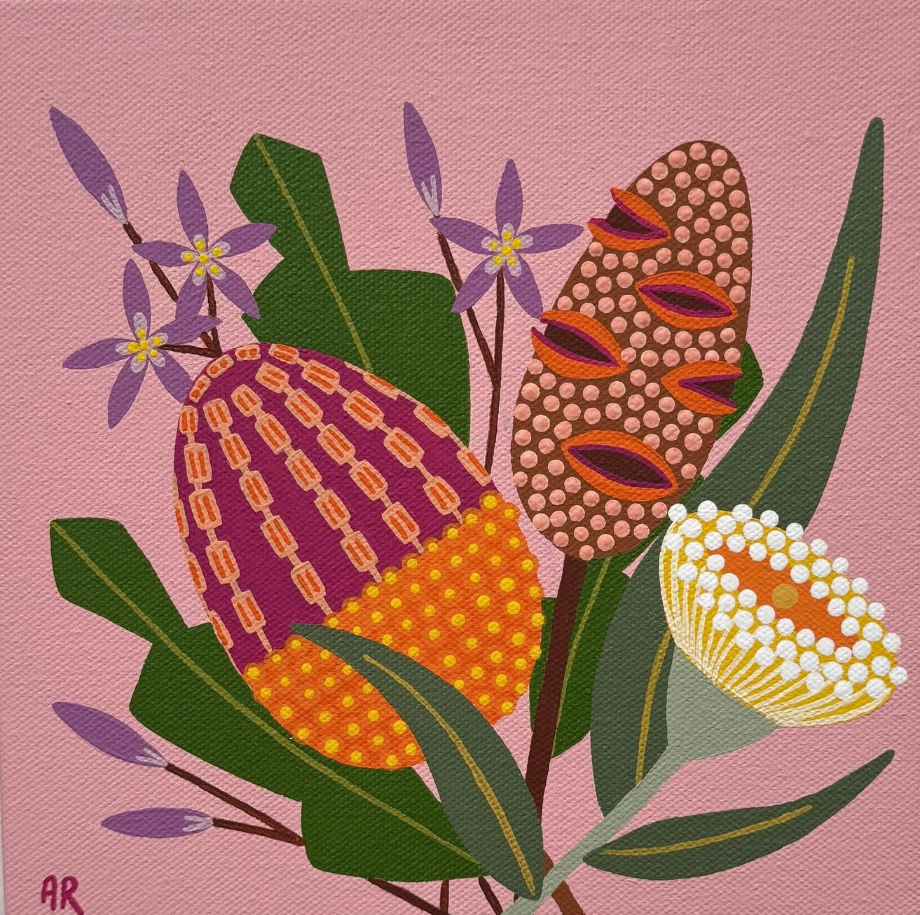'Picking front yard posies' by Arabella Casey-Sinclair