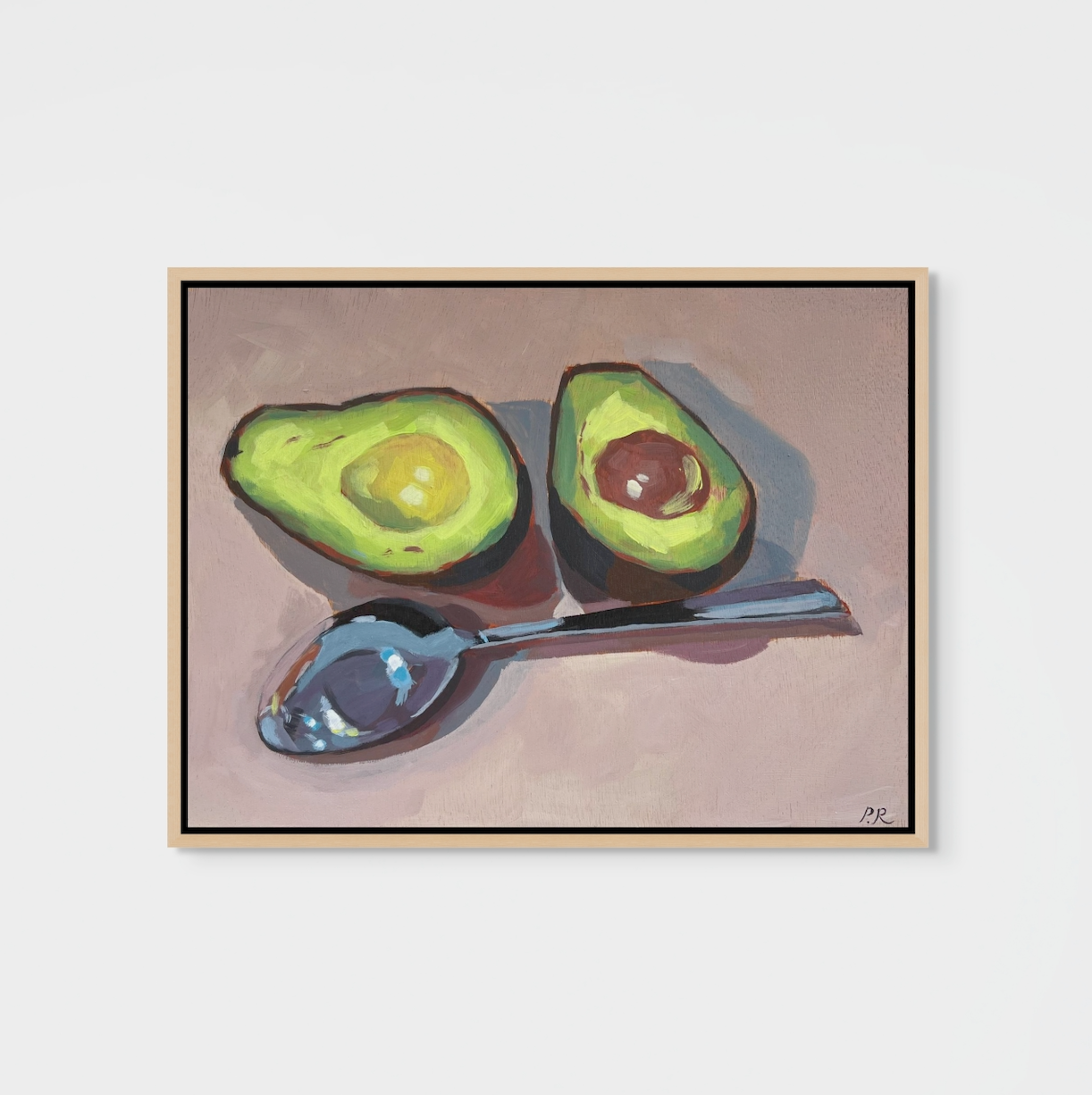 'Avocado & spoon’' by Pia Reynolds