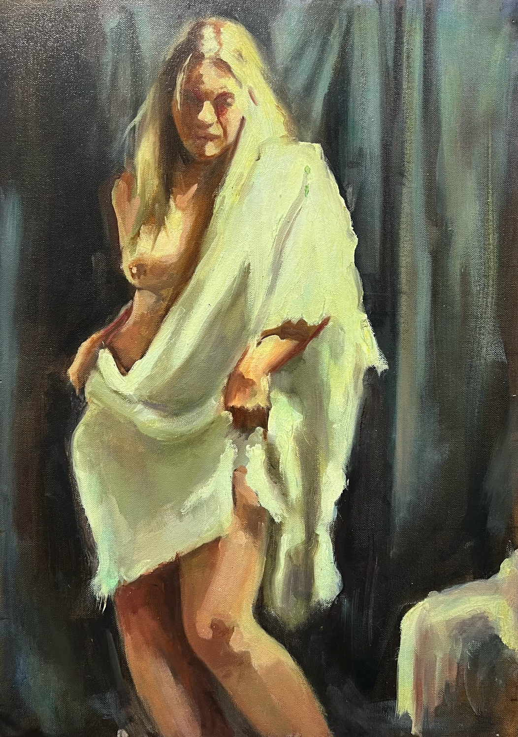 'Draped Figure in the Studio’ by Rhoda Kirk