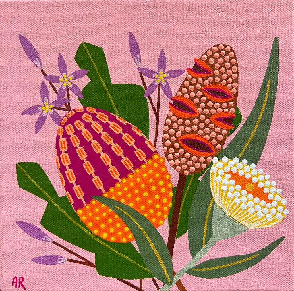 'Picking front yard posies' by Arabella Casey-Sinclair