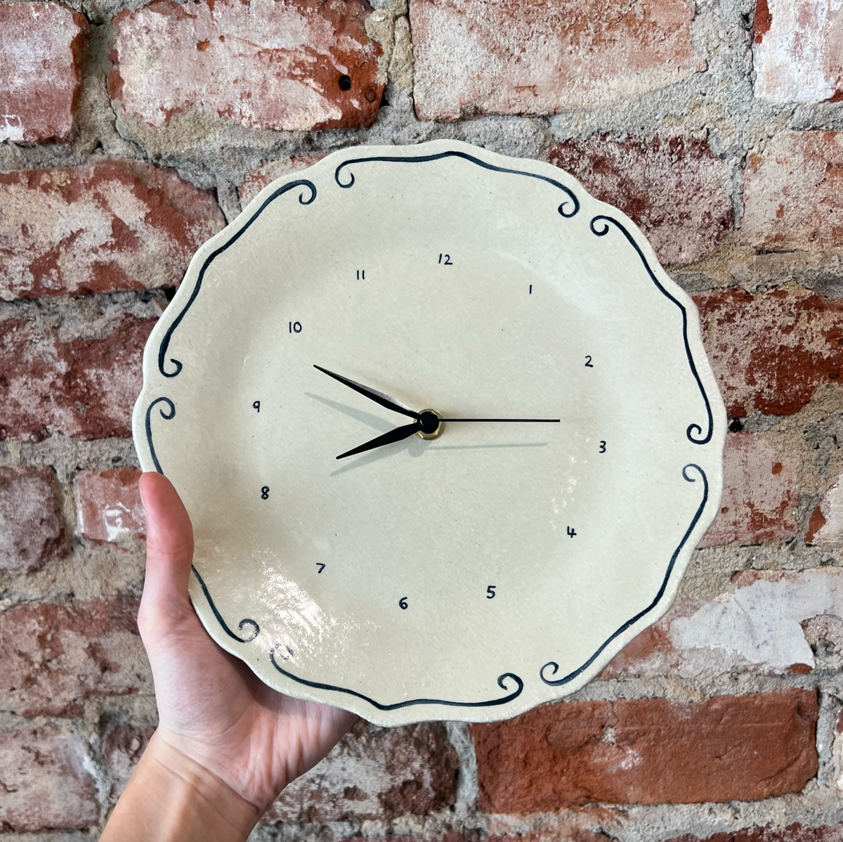 'Ceramic Clock II' by Jasmine Raisbeck