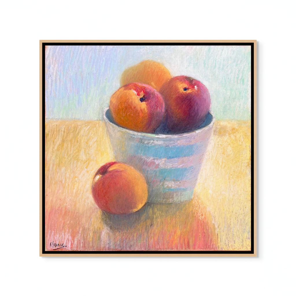 'Cornishware with Peaches’ by Elle France