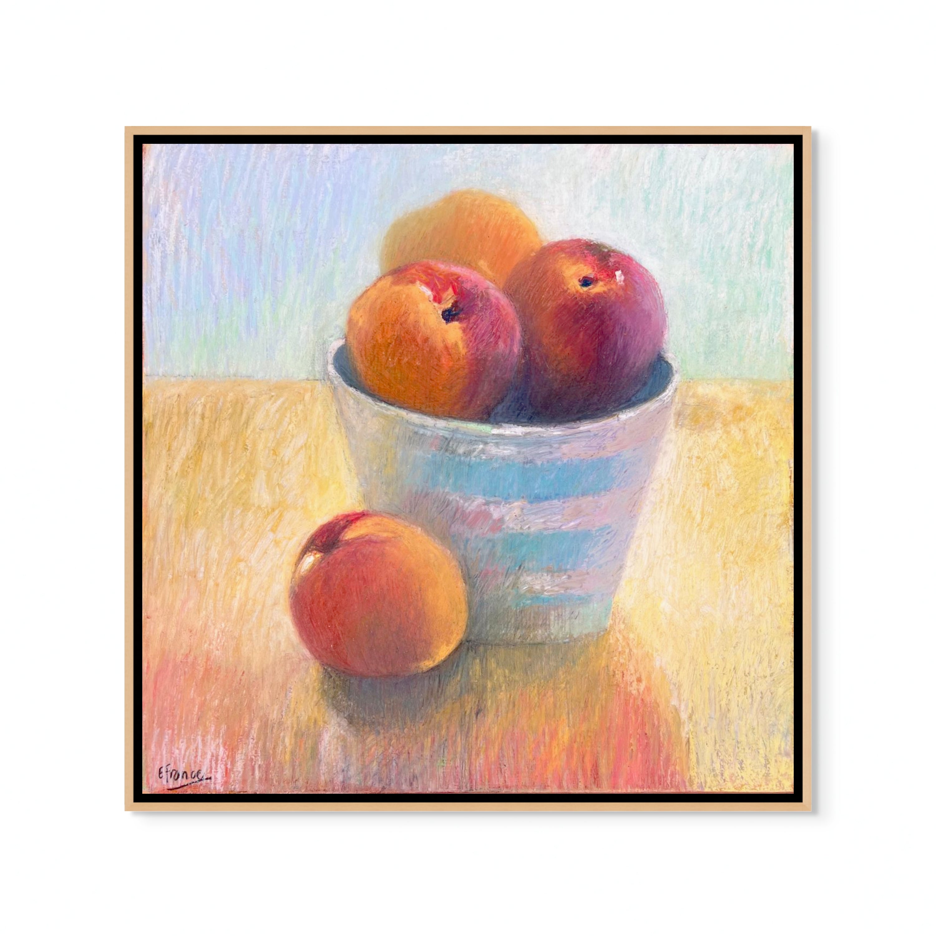 'Cornishware with Peaches’ by Elle France