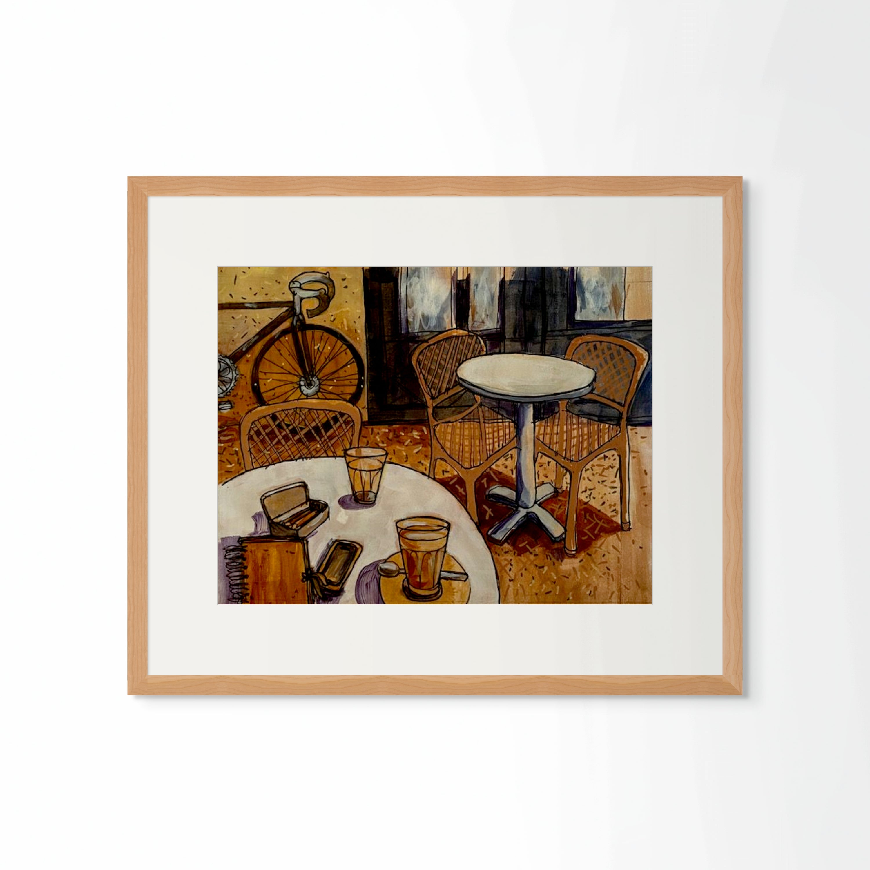 'Morning Cafe Drawings’ by Myra Staffa