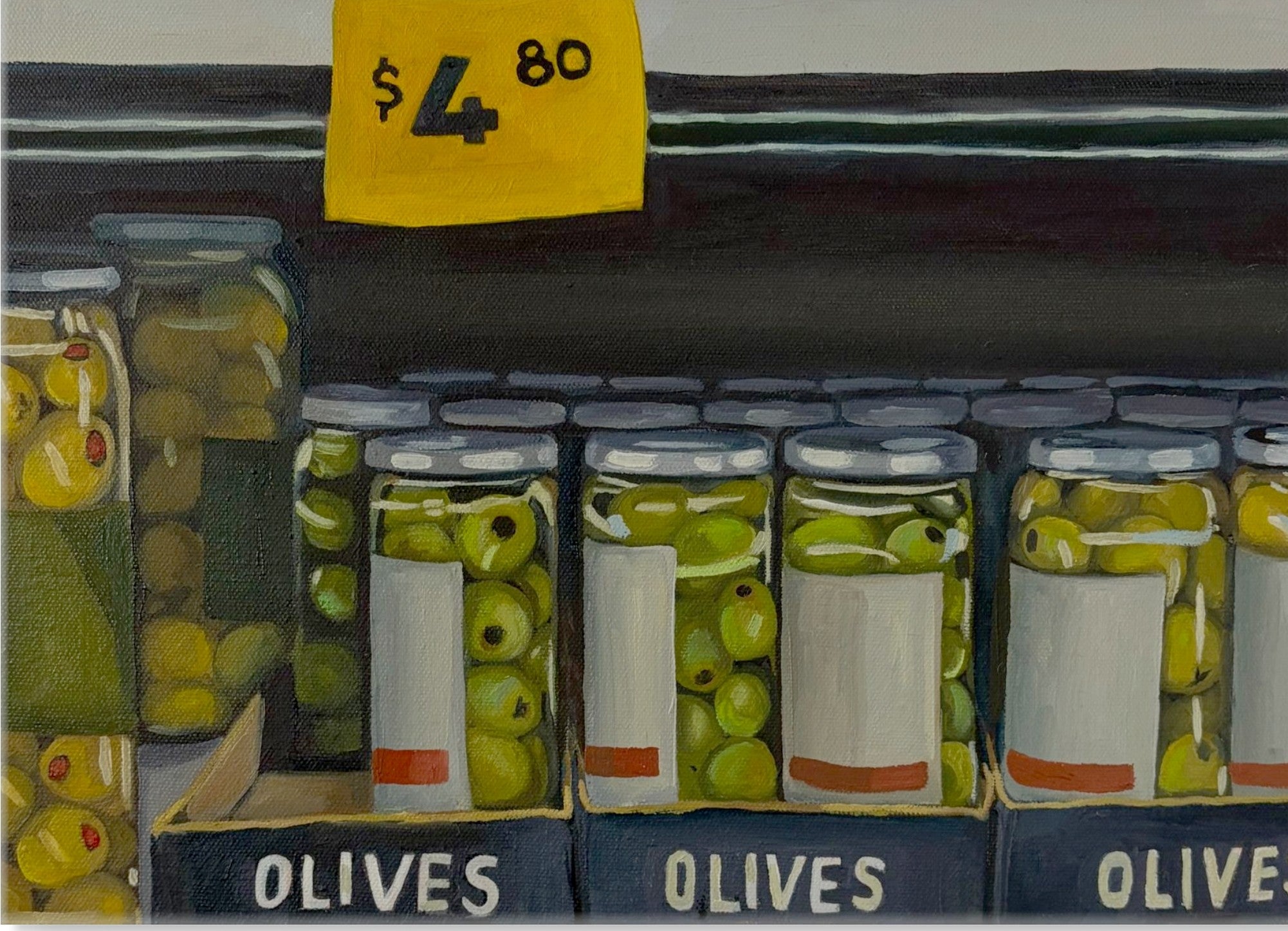 ‘Jarred Olives’ by Natalie Vogas