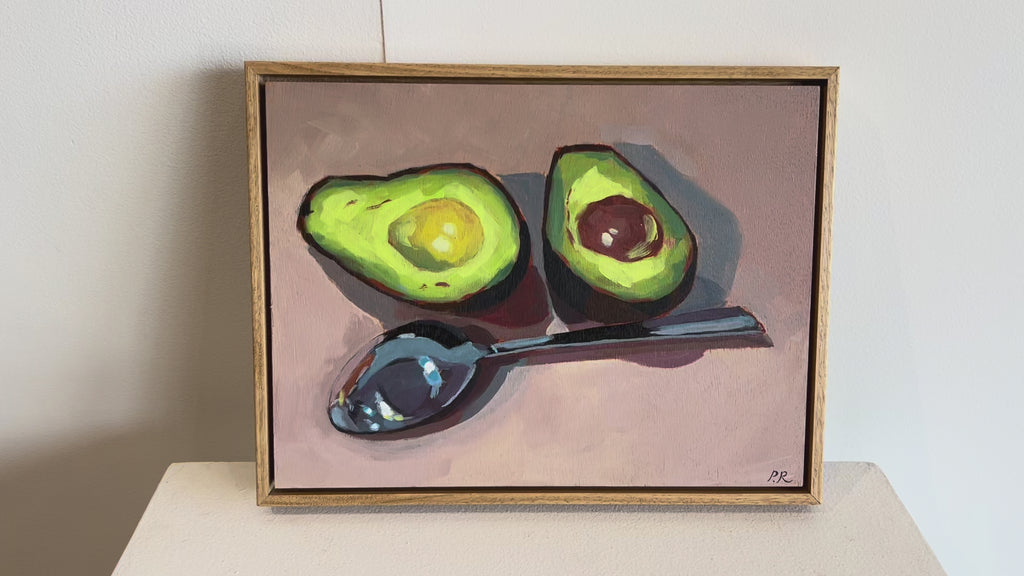 'Avocado & spoon’' by Pia Reynolds