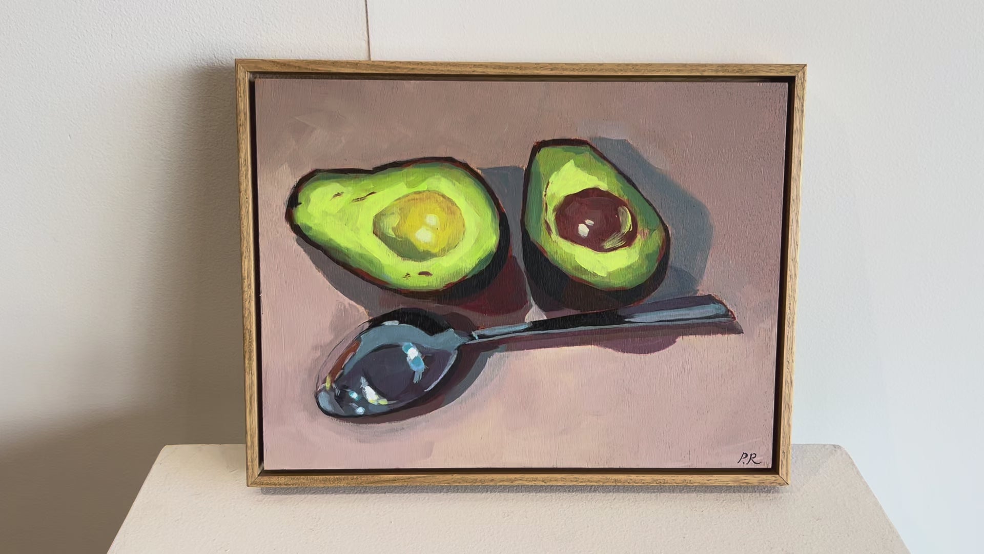 'Avocado & spoon’' by Pia Reynolds