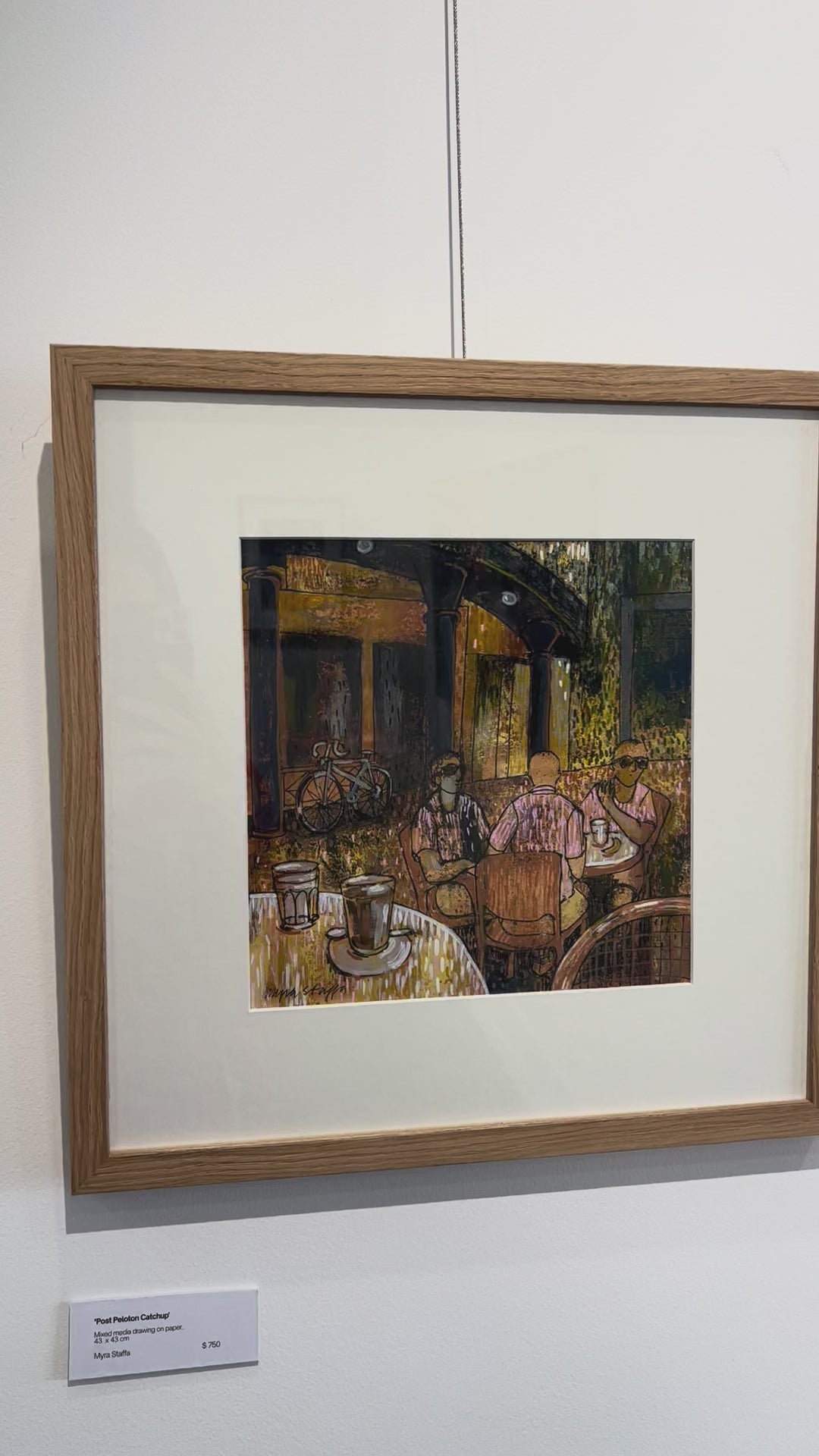 'Post Peloton Catchup’ by Myra Staffa