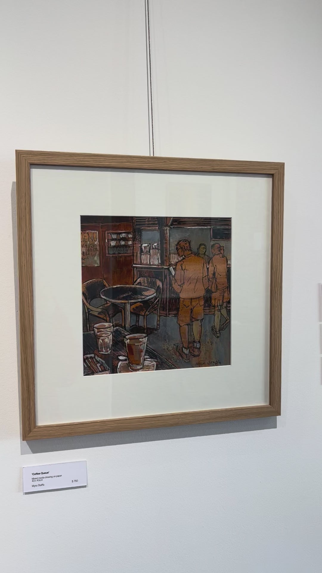 'Coffee Queue’ by Myra Staffa