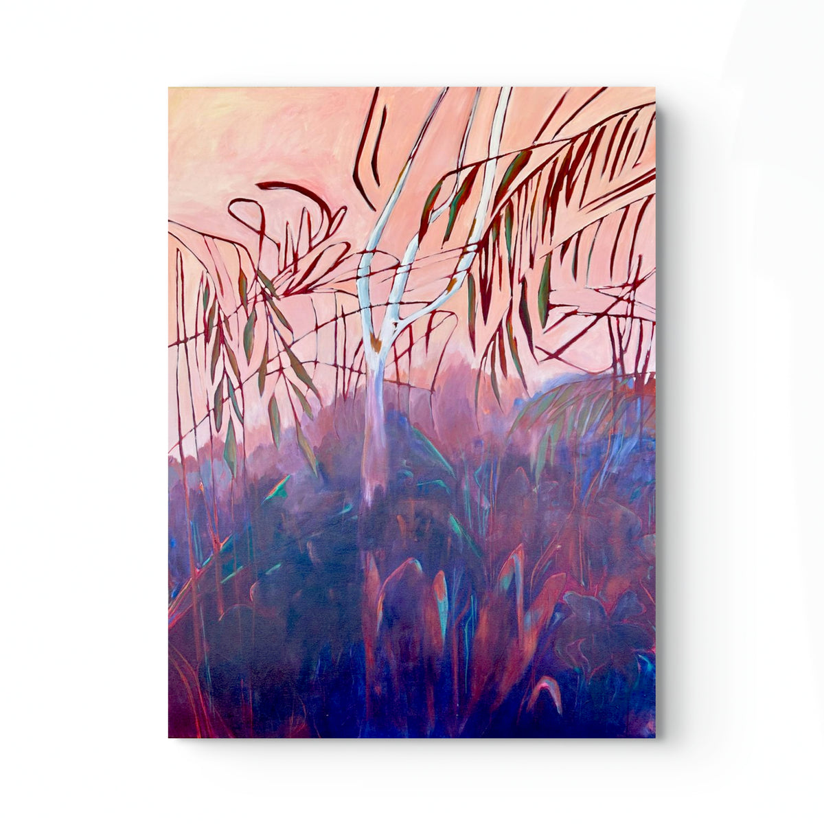 'Red Earth Scrub at Sunset' by Annabelle Brockman