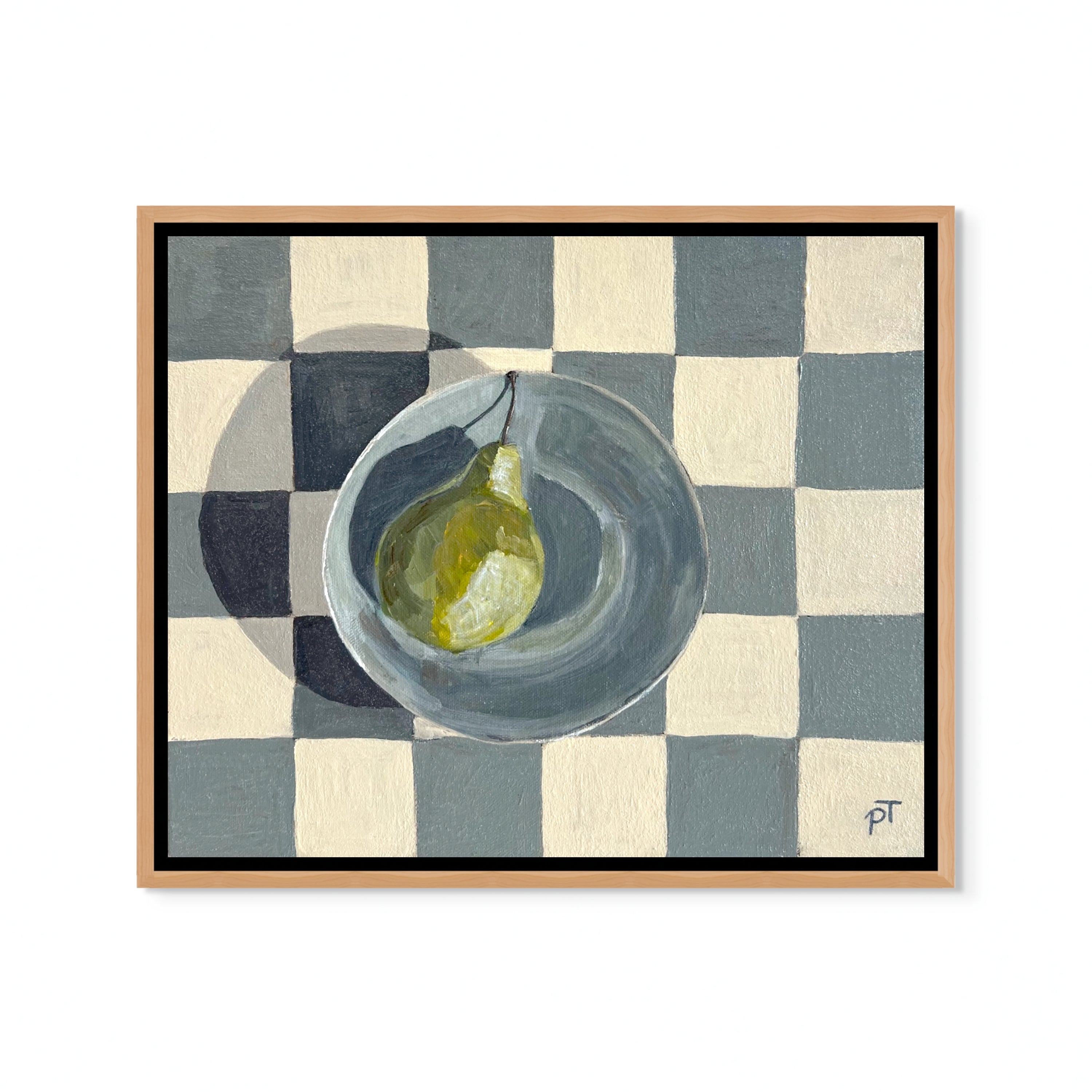 ‘Pear on grid’ by Parita Thakka