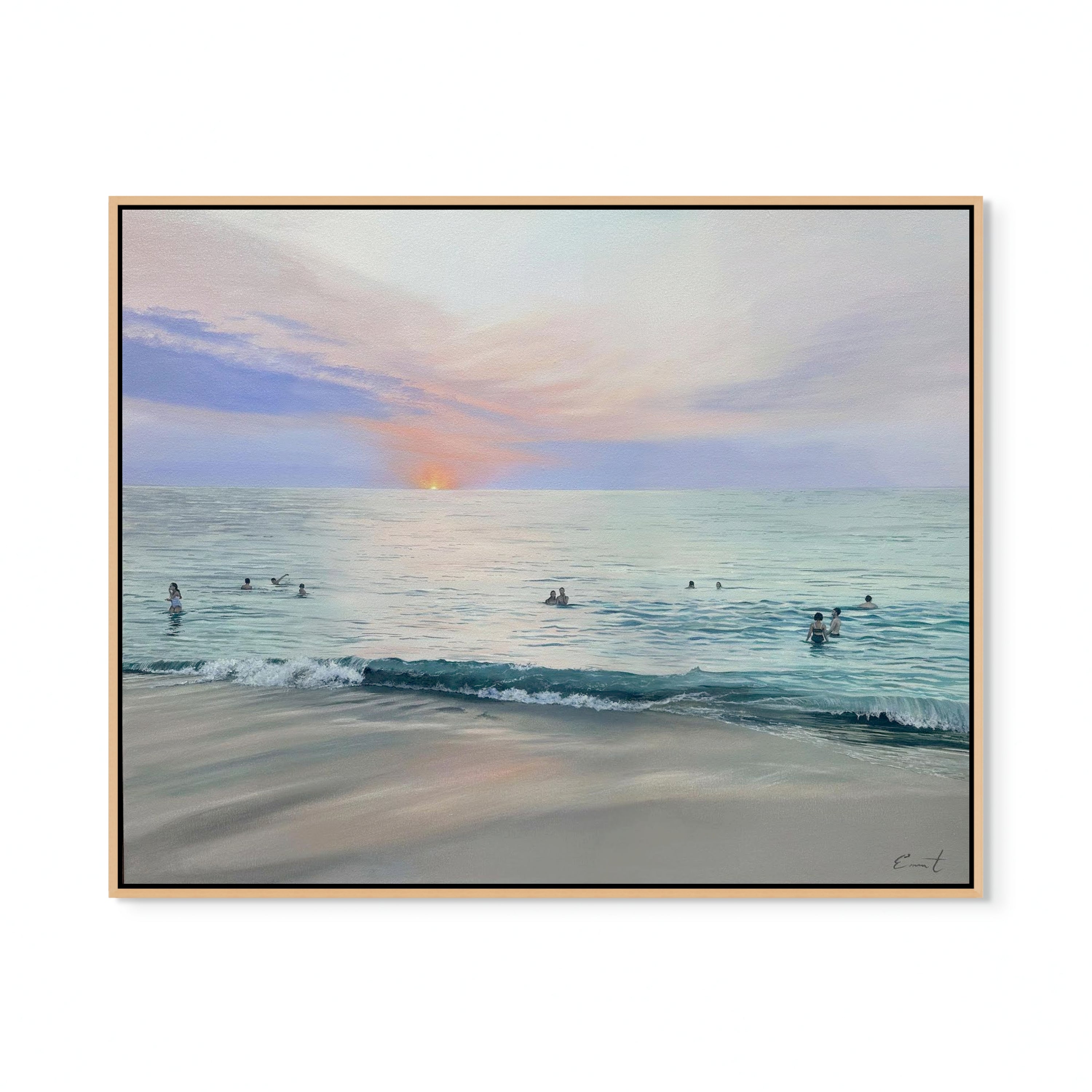 'Dusk, City Beach' by Emma Thomson