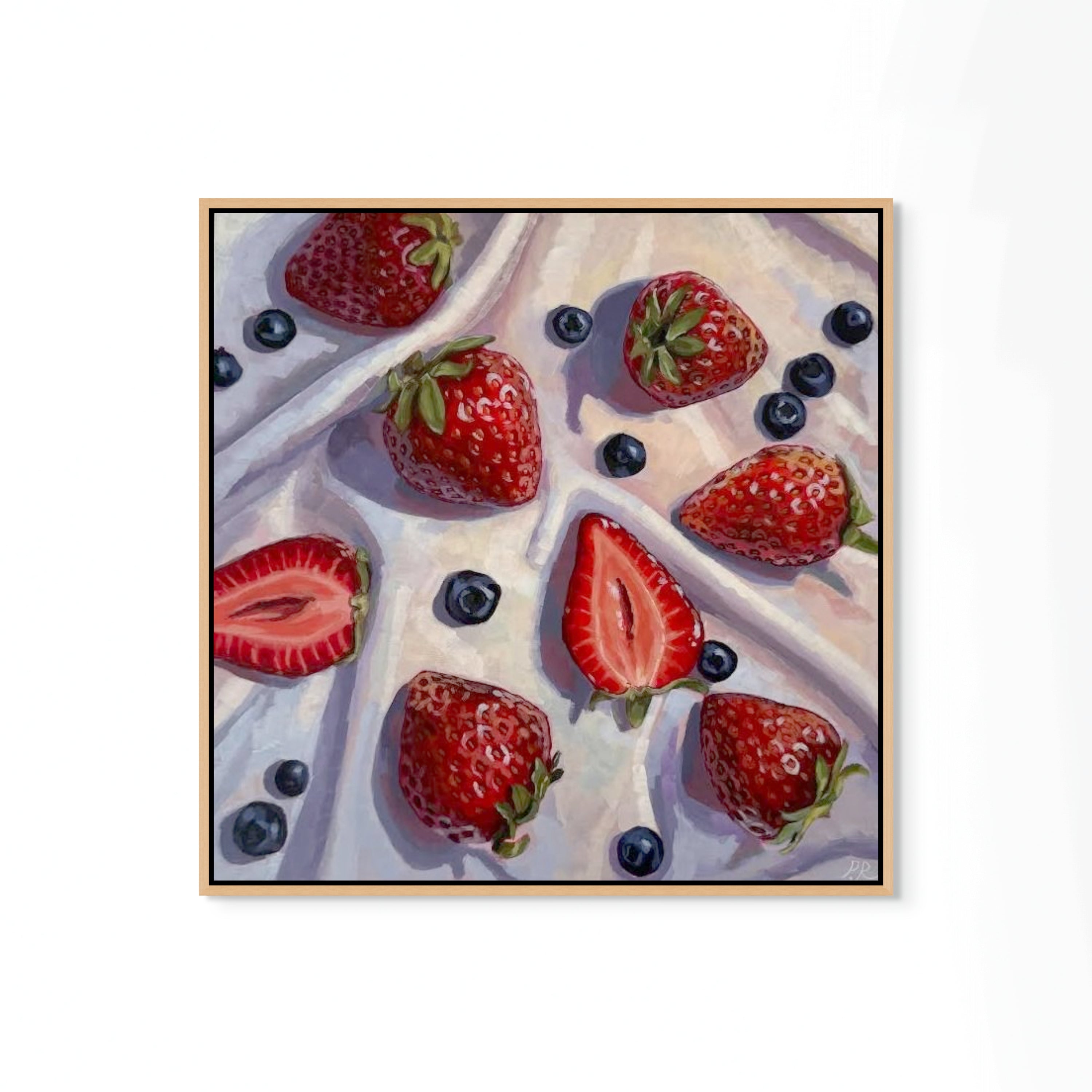 'Scattered strawberries’ by Pia Reynolds