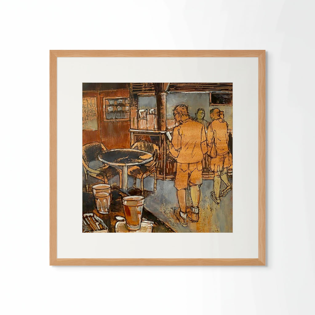 'Coffee Queue’ by Myra Staffa