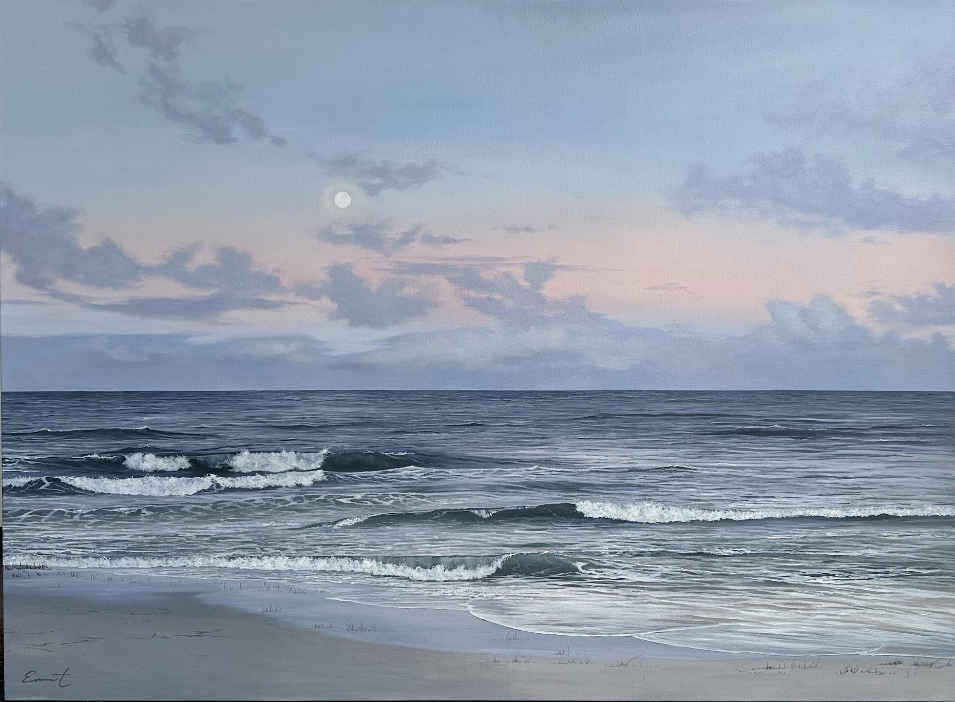 'By the Light of the Moon, Watermans Bay' by Emma Thomson